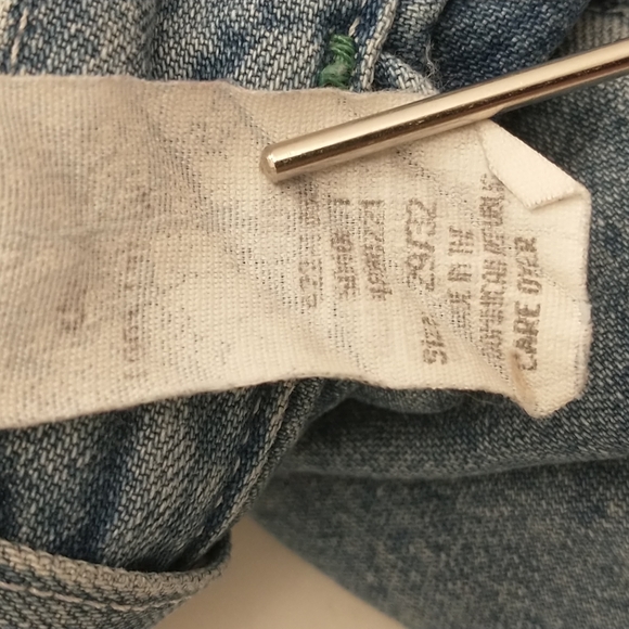 Vintage Osh Kosh B Gosh Carpenter Denim Blue Jeans Women's 29/32 w Measurements - Picture 11 of 15